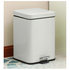 SOGA 6L Trash Bin White RUBBISHBINSQUARE6LW image NaN