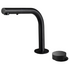 Rogerseller Eccentric Hob Sink Mixer and Outlet with Pull Out Spray - Matte Black 360600405211 image NaN