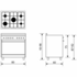 Glem 80cm Dual Fuel Freestanding Oven-Stainless Steel GB865GE image NaN