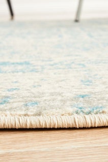 Rug Culture Evoke Small White Blue Rug 150X150CM - EVO-253-WBLU-150X150 hero image