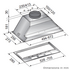 Blanco BRUC5G 53cm Under Cupboard Rangehood image NaN