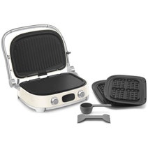 Smeg 50s Style Countertop Multifunctional Grill Cream MGF01CRAU hero image