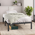 Zinus 35cm Elias King Single Modern Black Metal Bed Frame AU-FBMMP1ZC-14B image NaN