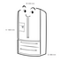 Haier 463L Quad Door Fridge with Water Dispenser Stainless Steel HRF516YHS image NaN