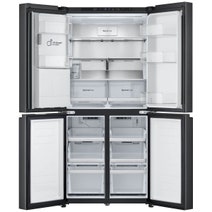 LG 506L French Door Fridge with Slim Non-Plumbed In-Door Ice and Water Dispenser Matte Black GF-LN500MBL hero image