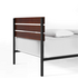 Zinus Figari Single Metal and Bamboo Bed Frame Brown AU-FBOBH1-39S image NaN