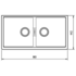 Abey N200US Schock Horizont Double Bowl Undermount Sink image NaN