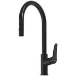 Oliveri Verona Pull out Goose Neck Mixer Tap Matte Black VA306516MB-P hero image