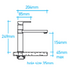 Billi Home Paddle Lever Mixer Tap - Brushed 991800PBR image NaN