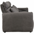 London Leather Fulham Fixed Three Seater Sofa HCFRDYSS60BLGRAF image NaN