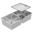 Abey Lago Double Sink with Drainer Tray NL200 image NaN