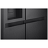 LG 625L Side by Side Fridge with Non-Plumbed Ice and Water Matte Black GS-N599MBL image NaN