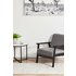 Rug Culture Chrome Large Silver & Off White Rug 400X80CM - CRO-LYD-SIL-400X80 image NaN