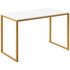 Zinus Home Office Computer Desk Gold 140cm AU-UTDDT1ZC-55G image NaN