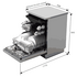 Delonghi DEDW6015S Freestanding Dishwasher image NaN