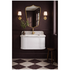 Turner Hastings Evara 90x53 Wall Hung Vanity with Real Marble Top and Ceramic Undercounter Basin White 1TH EV950-WH-1TH image NaN