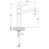 Oliveri PT2010C Pepe Swivel Mixer Tap image NaN