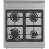 Glem 53cm Natural Gas Oven & Cooktop Freestanding Oven with Electric Grill Stainless Steel GB534GG image NaN