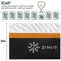 Zinus Deluxe 30cm Hybrid Pocket Spring 3 zone Memory Foam Mattress King AU-MSHPHB-12K hero image