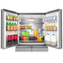 Hisense 640L PureFlex French Door Refrigerator with Non-Plumbed Ice and Water Dispenser Stainless Steel HRCD640TSW image NaN