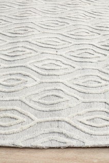 Rug Culture Visions Large White Rug 280X190CM - VIS-5050-WHI-280X190 hero image