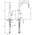 Armando Vicario LUZ-B Luz Kitchen Mixer with Pull-Out Tap image NaN