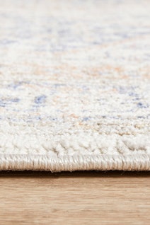 Rug Culture Mayfair Medium Blue & Peach Rug 300X80CM - MAY-LOR-BLU-300X80 hero image