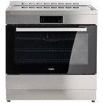 Whirlpool 90cm Induction Freestanding Oven with AirFry Inox WS91I9SPX hero image