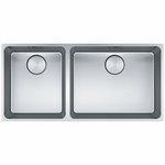 Franke Mythos 500/340mm and 1 and 1/2 Bowl Left 3 Way Installation Sink MYX220-5034BSBL hero image