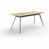 OLG Team Meeting Tables 1800x750 Polished Alloy Frame/ Oak Worktop OG_TT1875_PA_NO image NaN