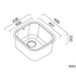 Abey LTS45UX The Leichardt 45L Single Undermount Skinny Laundry Tub image NaN