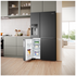 Westinghouse 609L Quad Door Fridge with Ice and Water Door Dispenser Matte Black WQE6170BB image NaN