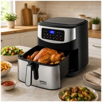 Kitchen Couture 12L Digital MultiFunction Air Fryer Stainless Steel 10001717 hero image