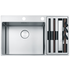 Franke Box Centre Double Bowl Sink with Small Bowl Right BWX220-54/27SBR image NaN