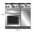 Falcon 90cm Elise Freestanding Dual Fuel Oven/Stove ELS90DFCR/N image NaN