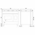 ILVE Professional Plus Series 90cm Dual Fuel Induction Double Oven with Milano Knobs PD09IDWE3WH image NaN