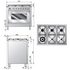 ILVE NT906WVGSS 90cm Freestanding Natural Gas Oven/Stove image NaN