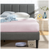 Zinus Leo Fabric Bed Frame Dark Grey Wooden Slats Double AU-FSPBO-D image NaN