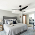 Big Ass Fans Haiku I 1524mm Universal Mount LED Ceiling Fan + Tall Ceiling Kit with Light Black F150I-UB-02-01 image NaN