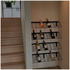 KingsBottle 9 Bottle Wall-Mounted Display Wine Rack WMRD09B image NaN