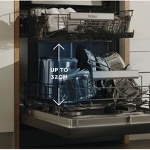 Haier 60cm Black Freestanding Dishwasher HDW15F4B1 hero image