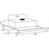 Smeg Retractable Rangehood SA480T60SIL image NaN