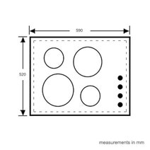 Electrolux EHC644BA 60cm Ceramic Cooktop hero image