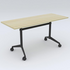 OLG Modulus Table 1500x600 New Oak Worktop with Black Frame OG_MFLIP156ALLBLKNO image NaN