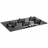 Delonghi 90cm 5 Burner Gas On Glass Cooktop NSL590DNCM image NaN