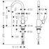 Hansgrohe Logis M31 Single Lever 260 1jet Sink Mixer Tap - Chrome 71835003 image NaN