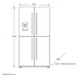 LG 708L French Door Fridge GF-D708BSL image NaN