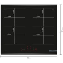 Bosch 60cm Series 6 Accentline Flex Induction Cooktop Black PXX695HC1E hero image