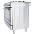 Euromaid 90cm Dual Fuel Freestanding Oven & 90cm Canopy Rangehood Pack GEAOL90PK image NaN