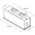 Smeg 120cm Integrated Undermount Rangehood Stainless Steel KDIAM120AX image NaN